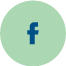 Grøn cirkel med Facebook ikon indeni.